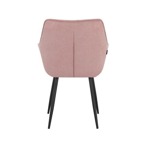 Suzuka-lot De 2 Chaises De Salle à Manger En Velours Rose