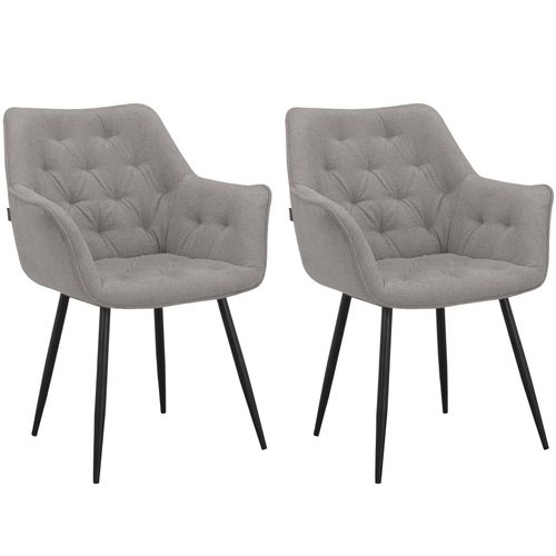 Suzuka-fauteuil 2 Pk Gris Clair Belfast
