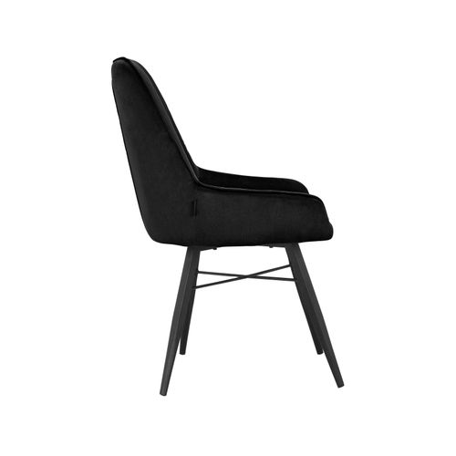 Akita-chaise De Salle à Manger 2 Pk Noir