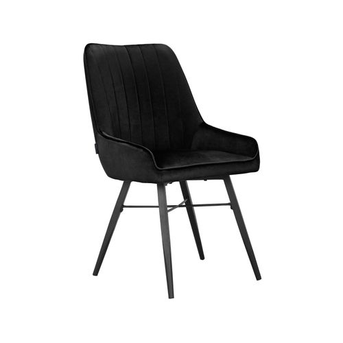 Akita-chaise De Salle à Manger 2 Pk Noir