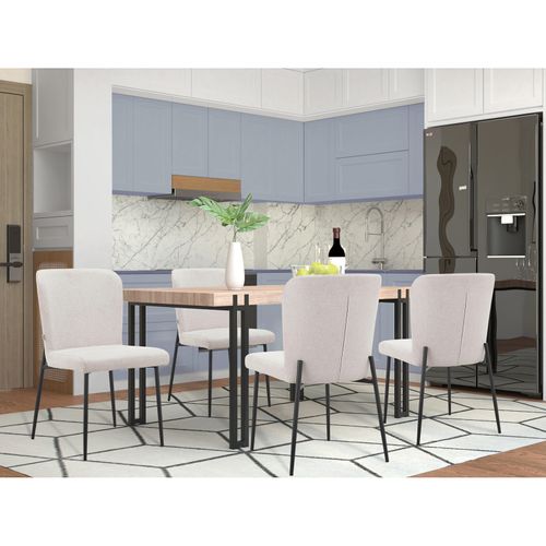 Oita - Chaise à Manger 2 Pk Crème Belfast