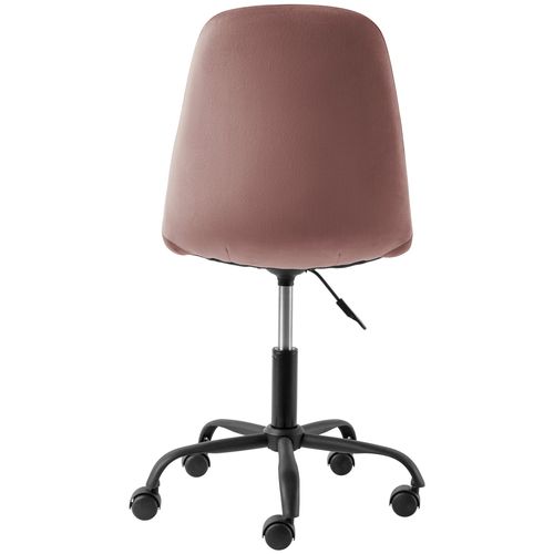 Milano-chaise De Bureau En Velours Rose
