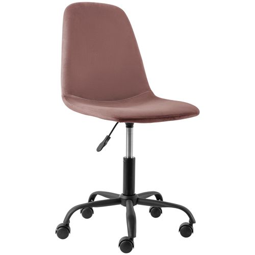 Milano-chaise De Bureau En Velours Rose