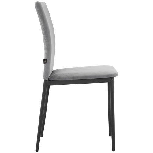 Pavia-chaise De Salle à Manger 2 Pack Anthracite