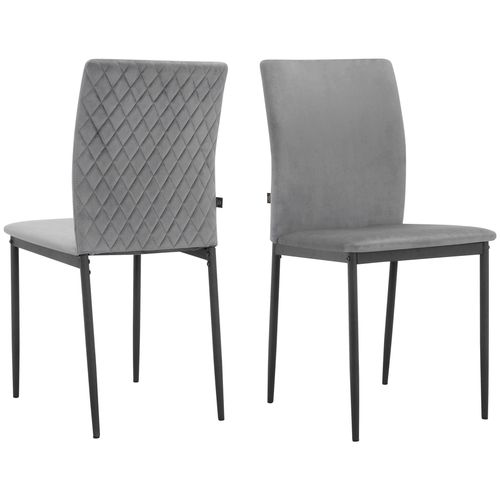Pavia-chaise De Salle à Manger 2 Pack Anthracite