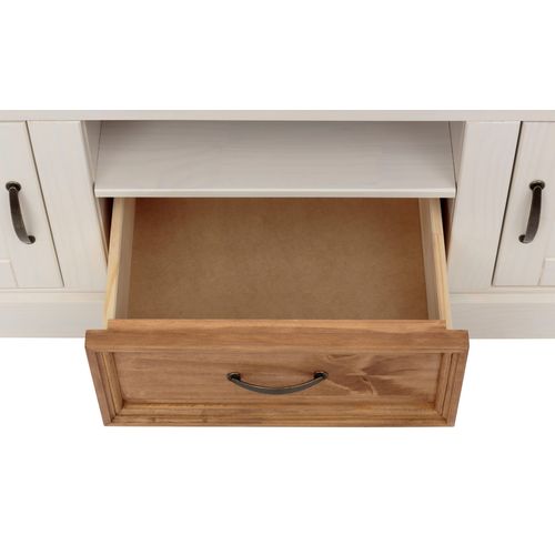 Selma - Planche Basse 160 Cm Blanc