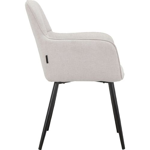Zaria2-lot De 2 Fauteuils En Tissue Creme