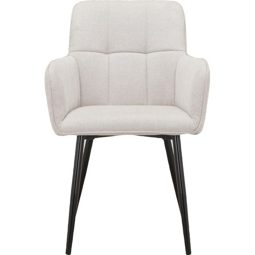 Zaria2-lot De 2 Fauteuils En Tissue Creme