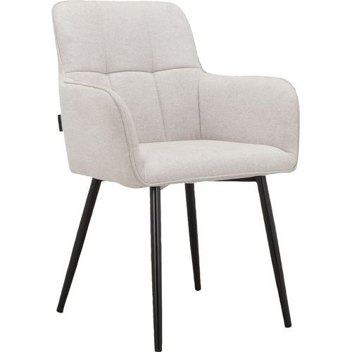 Zaria2-lot De 2 Fauteuils En Tissue Creme