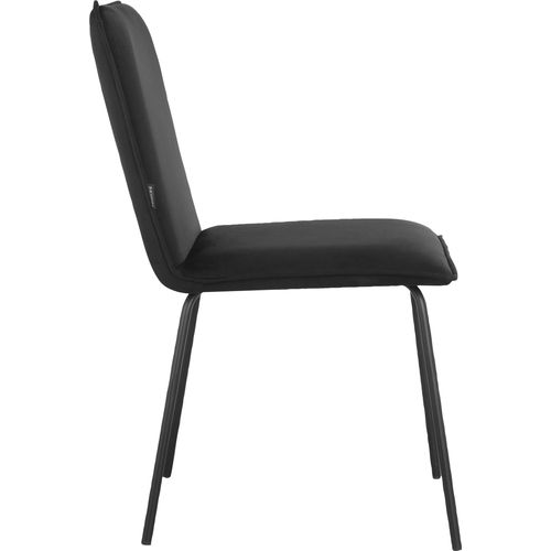 Nika-chaise De Salle à Manger 2 Pack Noir