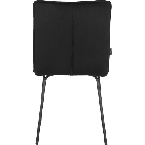Nika-chaise De Salle à Manger 2 Pack Noir