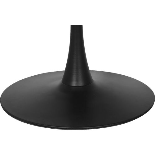 Yazoo - Table à Manger En Effet Bois Noir 4 Personnes D100