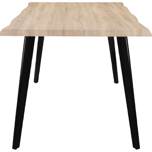 Axel-table De Salle à Manger 180 Cm Avec 8 Places En Chêne Noir