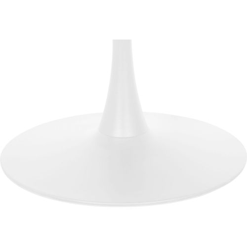 Yazoo - Table à Manger En Mélaminé Blanc 4 Personnes D100