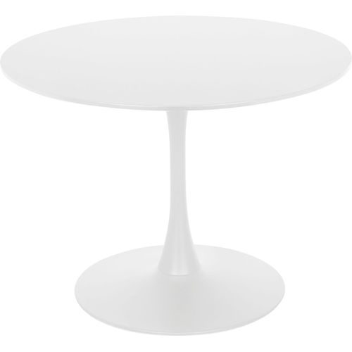 Yazoo - Table à Manger En Mélaminé Blanc 4 Personnes D100