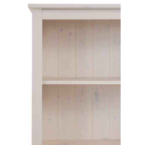 Pivo - Bibliothèque Avec 2 Étagères En Pin Blanc