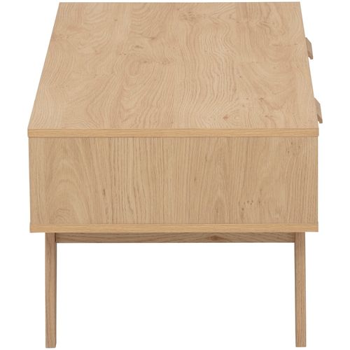 Bridget-table Basse Avec 2 Tiroirs En Aggloméré Chêne