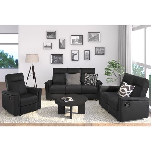 Southbrook-fauteuil Inclinable Manuel Noir Lea/pu