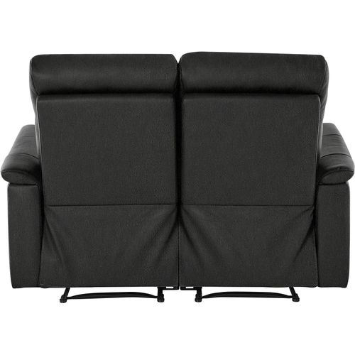 Southbrook-canapé 2 Places Manuel En Cuir Noir/pu