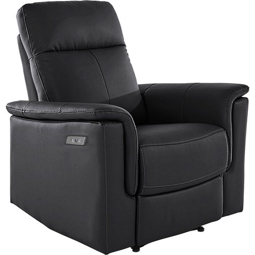 Southbrook-fauteuil Inclinable Électrique Noir Lea/pu