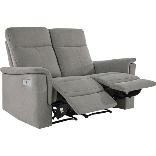 Southbrook-canapé 2 Places Électrique Gris Clair/tissu Sunday