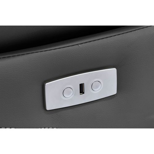 Lannilis-canapé 2 Places Électrique Gris/pu