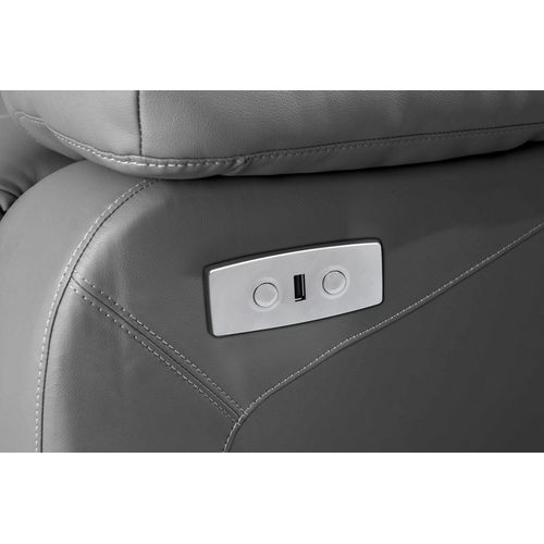 Lannilis-canapé 2 Places Électrique Gris/pu