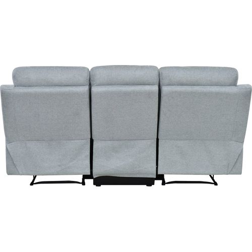 Lannilis-canapé 3 Places Électrique Gris Clair/tissu