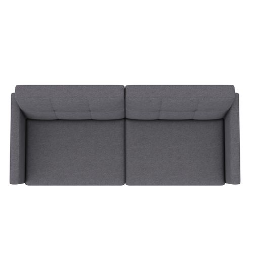 Lilly-canapé-lit 3 Places En Effet Lin Gris Clair