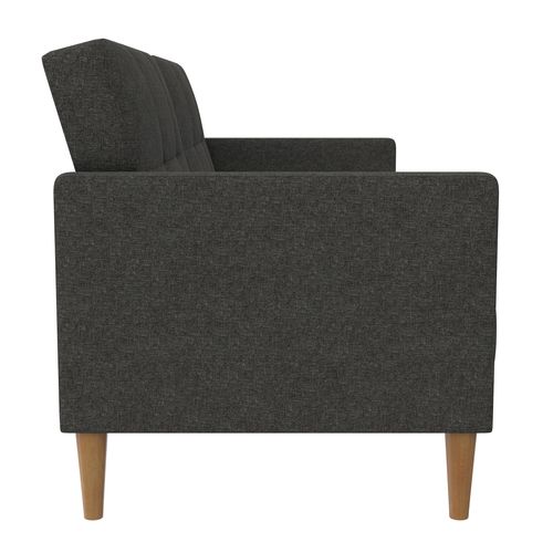 Lilly-canapé-lit 3 Places En Effet Lin Anthracite