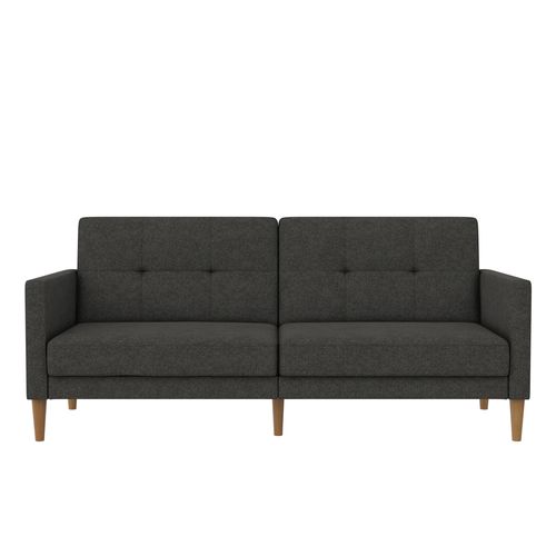 Lilly-canapé-lit 3 Places En Effet Lin Anthracite