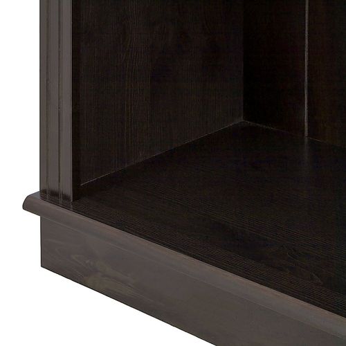 Anita-bibliothèque En Pin Marron Foncé