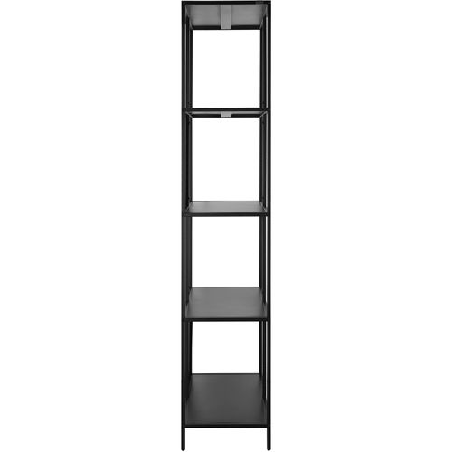 Charleston-bibliothèque Avec Cadre En Métal Noir