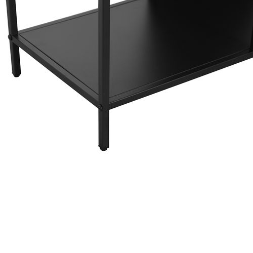 Charleston-bibliothèque Avec Cadre En Métal Noir