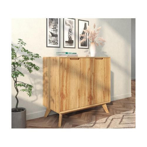 Ezra - Buffet à 2 Portes Effet Chêne