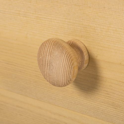 Anita-meuble Bas En Pin Avec 2 Tiroirs Et 2 Compartiments Ouverts