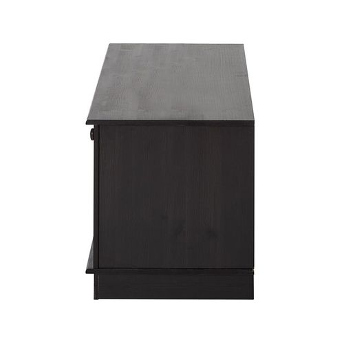 Anita-meuble TV En Pin Marron Foncé