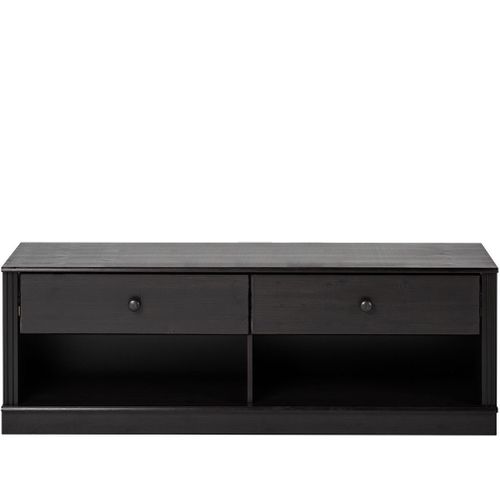 Anita-meuble TV En Pin Marron Foncé