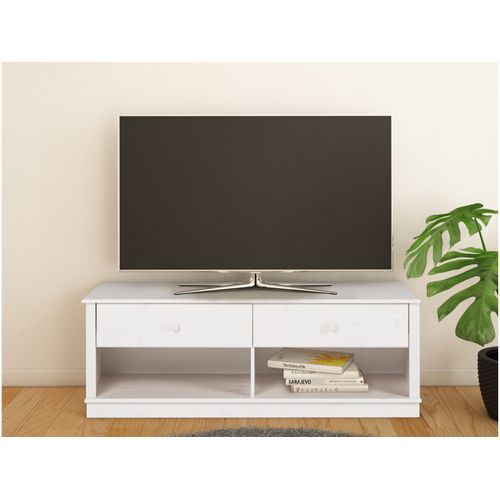 Anita-meuble TV En Pin Blanc