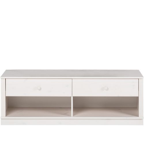 Anita-meuble TV En Pin Blanc