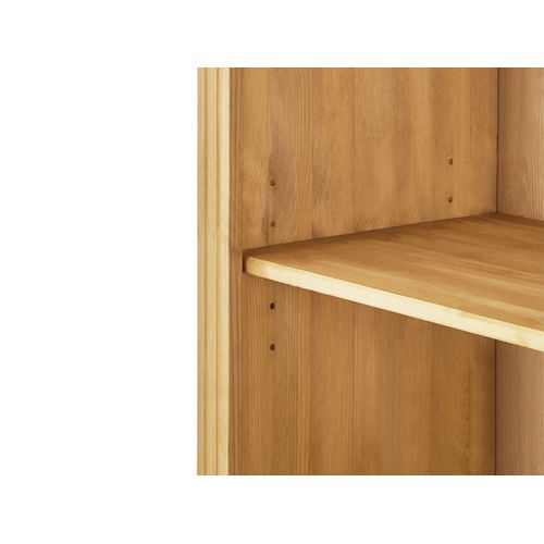 Anita-meuble Mural En Pin Comprenant 2 Bibliothèques, 1 Meuble Bas Et 1 Échelle.