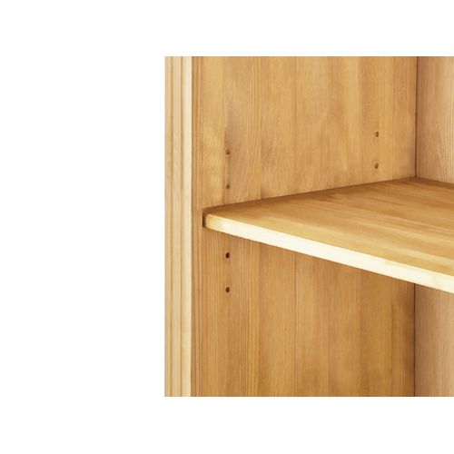 Anita-meuble Mural En Pin Comprenant Une Bibliothèque Et Un Meuble Bas.