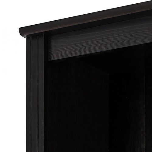 Anita-meuble Mural Avec 2 Bibliothèques Et 1 Meuble Bas En Pin Havane