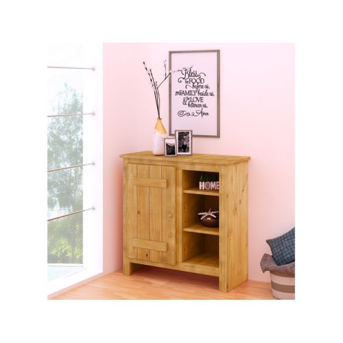 Bertram-coffre Ouvert 1 Porte Teinté/ciré