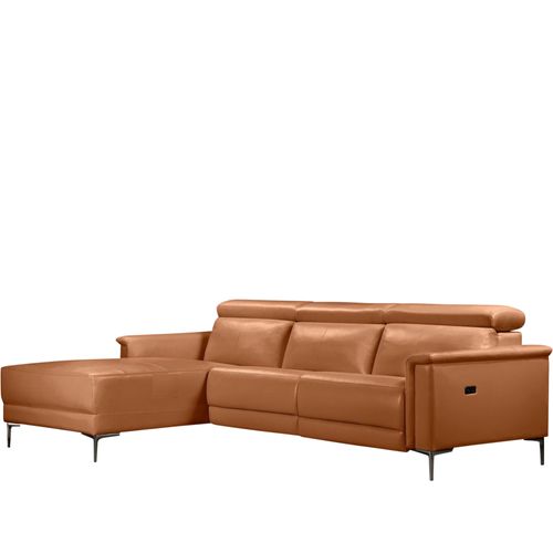 Lund-3 Places 1 Fauteuil Inclinable à Gauche Électrique Cognac