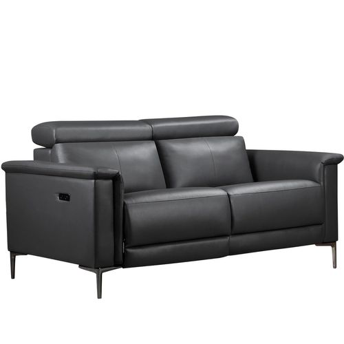 Lund-canapé 2 Places Avec 1 Fauteuil Électrique En Pu Gris