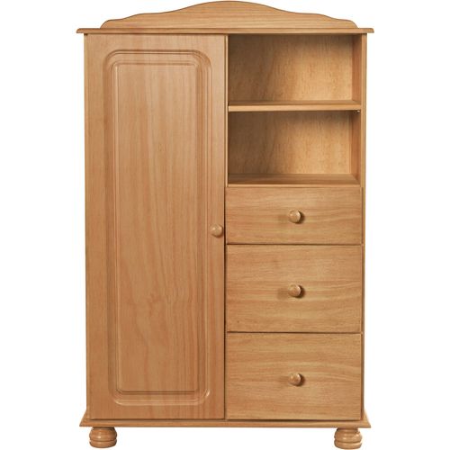 Mette-Buffet Avec 1 Porte Et 3 Tiroirs En Pin