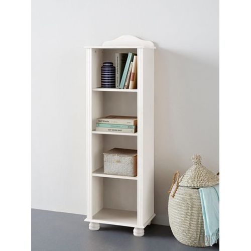 Mette-bibliothèque 3 Étagères Laquée Blanche