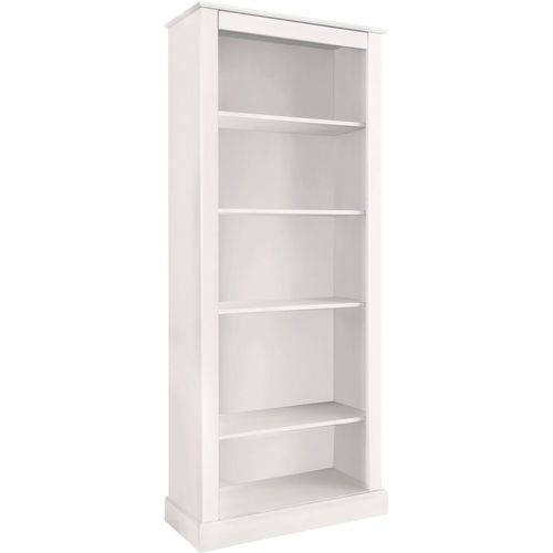 Mille-bibliothèque à 4 Étagères Laquées Blanches