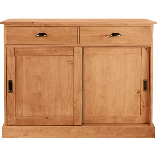 Harry - Buffet Avec 2 Portes Et 2 Tiroirs En Pin Naturel